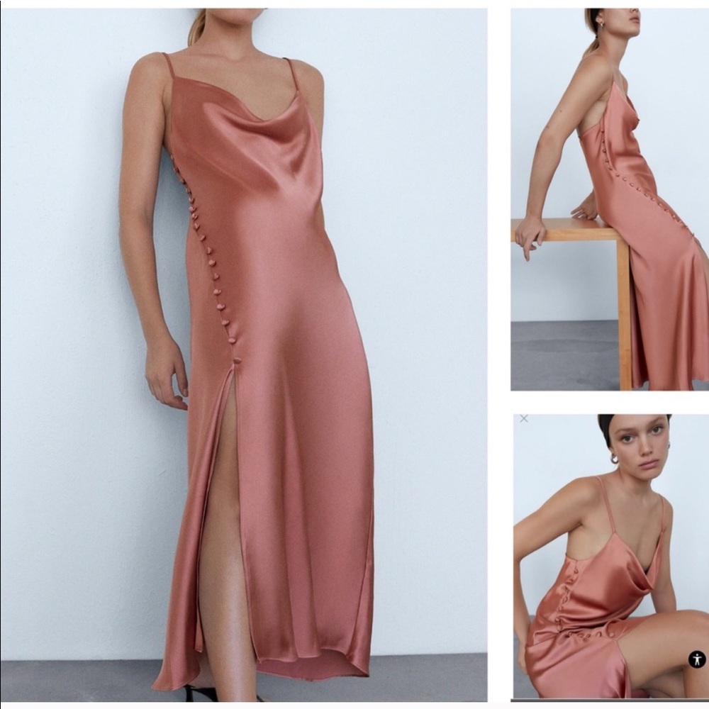 Zara Satin camisole dress